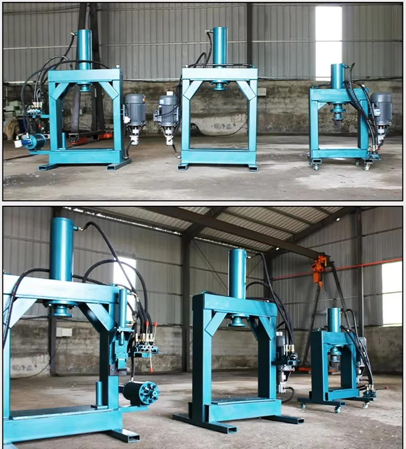 30Ton 300mm stroke 3 functions combined 1 manual Hydraulic shop press for auto truck car repairing hydraulic tool