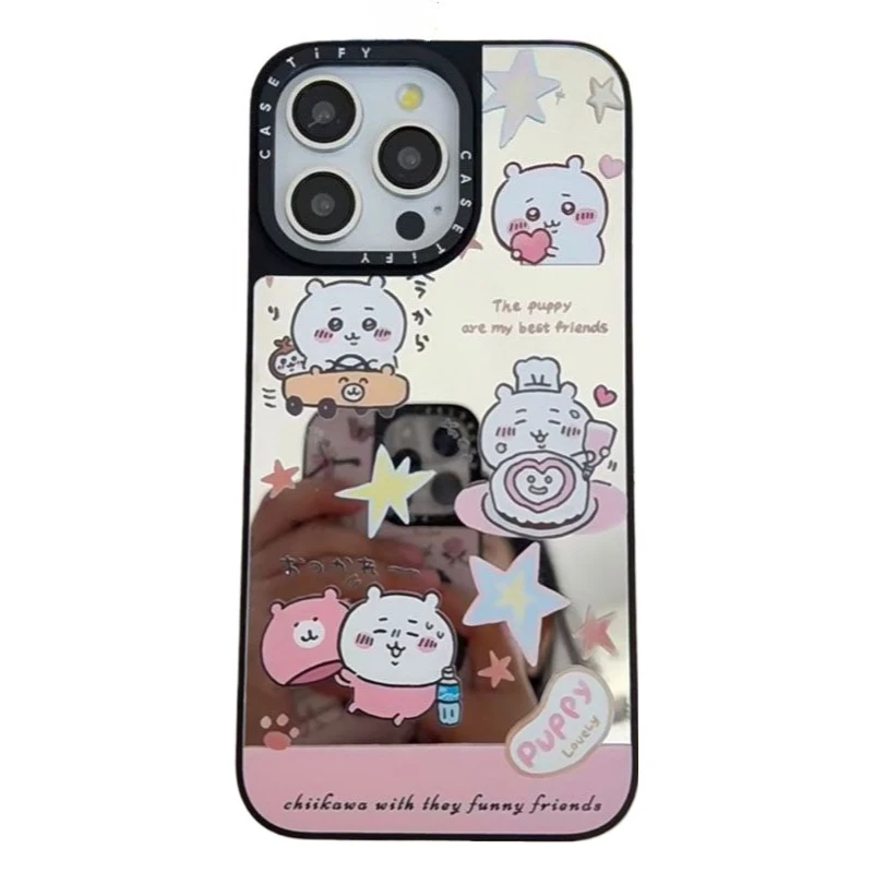 

Зеркальный чехол для телефона с милой звездой Giekawa, подходит для iPhone 16, Pro Max/15 Pro Apple 14/защитный чехол для телефона, модель 13/12