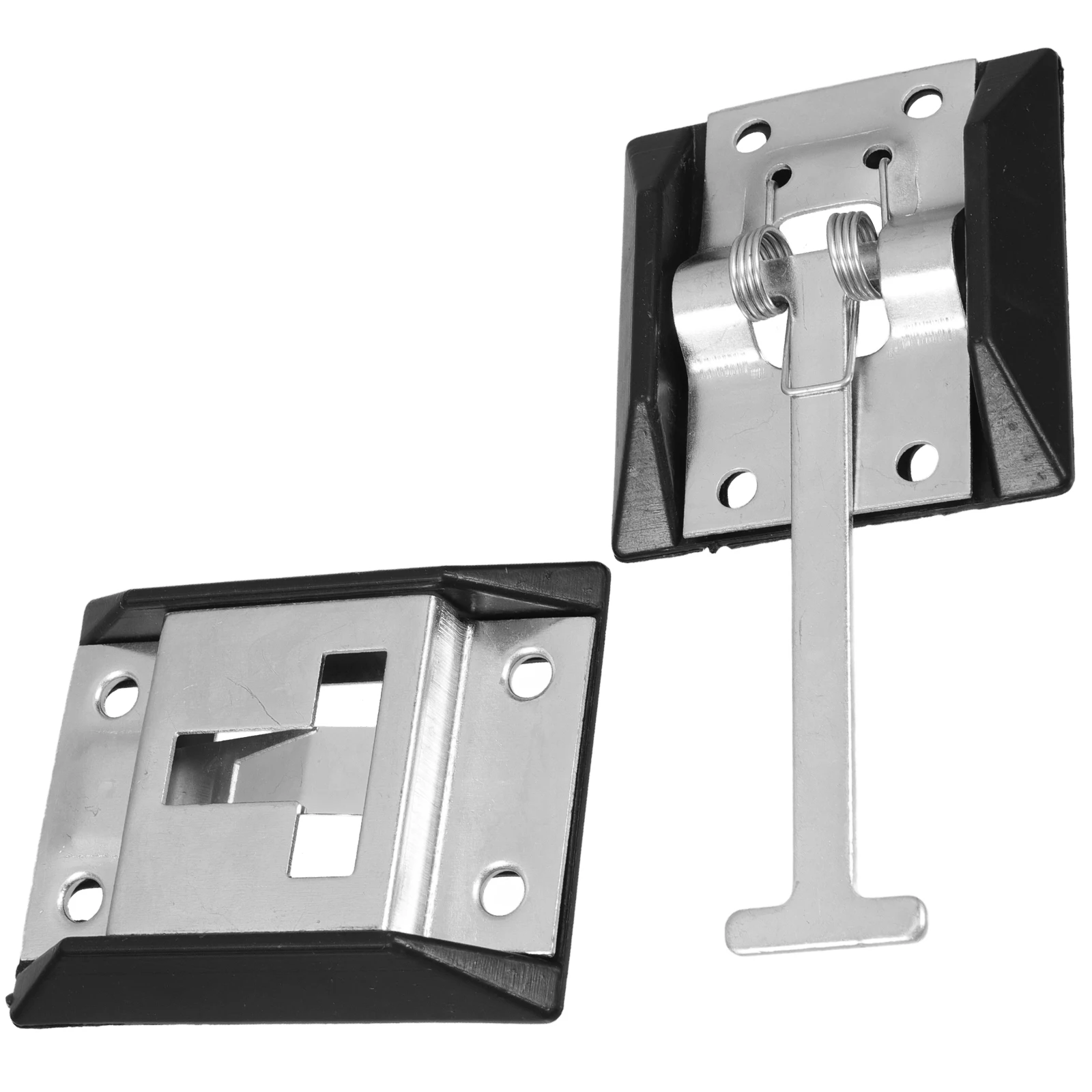 Wind Hook Entry Door Catch Holder Heavy Duty Carbon Steel Door Catch T Style Camper Van Latch Secure Trailer Parts Zinc Coating