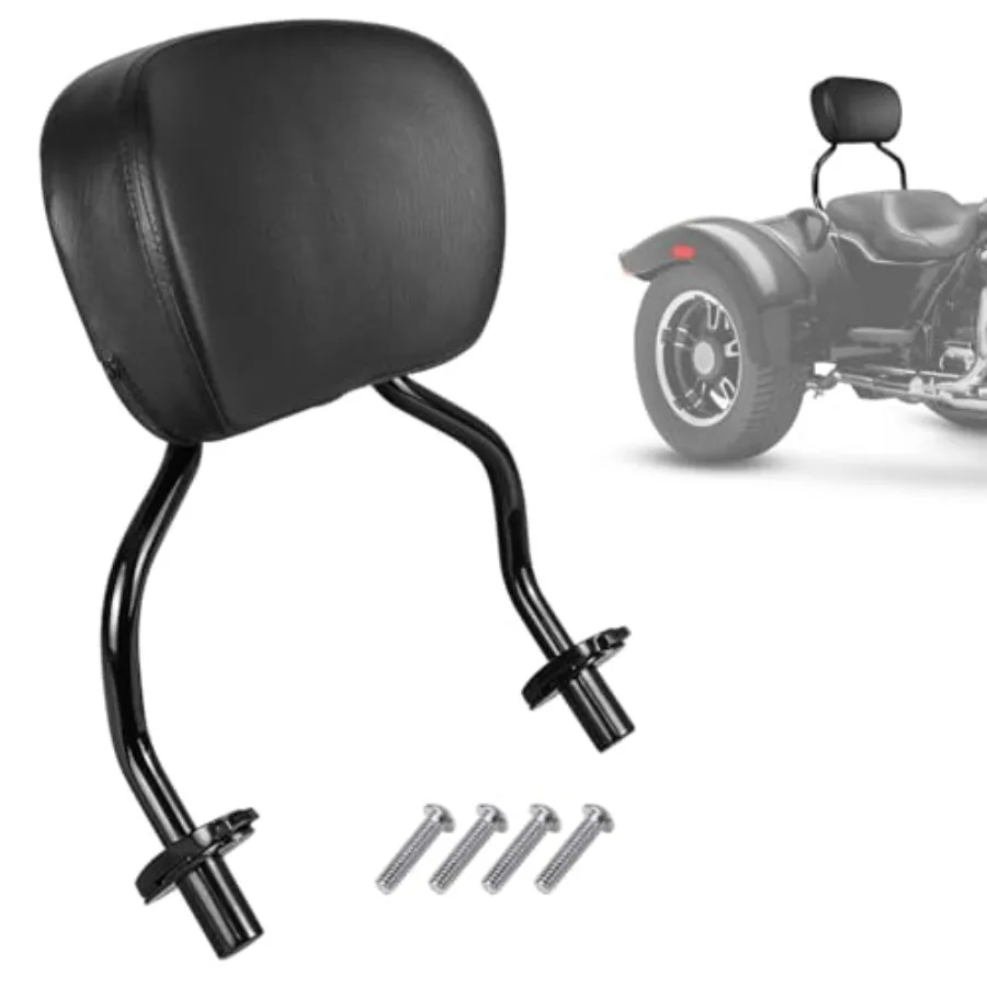 

Motorcycle Passenger Backrest Sissy Bar for Harley FLRT Freewheeler 2015-2025 Road Glide FLTRT 2023-2025, Steel, Black, Detacha