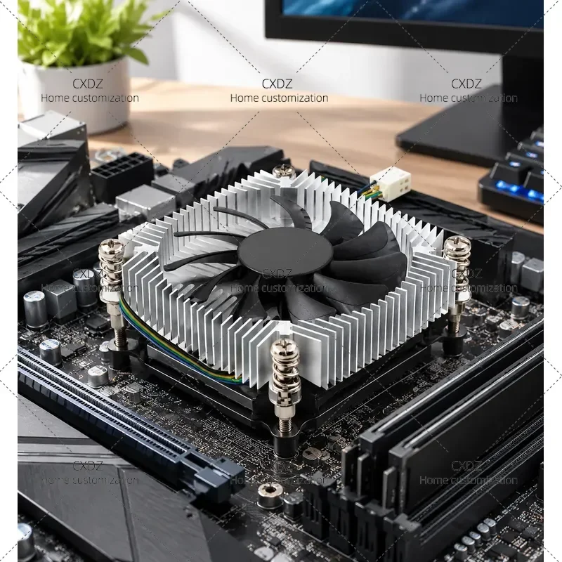 Ultra Thin All in One Silent CPU Fan for 1150 1151 Interface 16MM Hollow Model Lower Blowing Radiator Free Shipping
