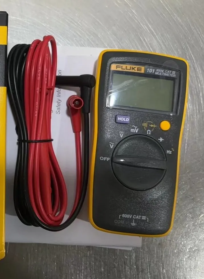 FLUKE 101 Kit Digital Multimeter DMM F101 with Magnetic Strap 6000 count Voltmeter Auto Range Electrical Tester Polymeter