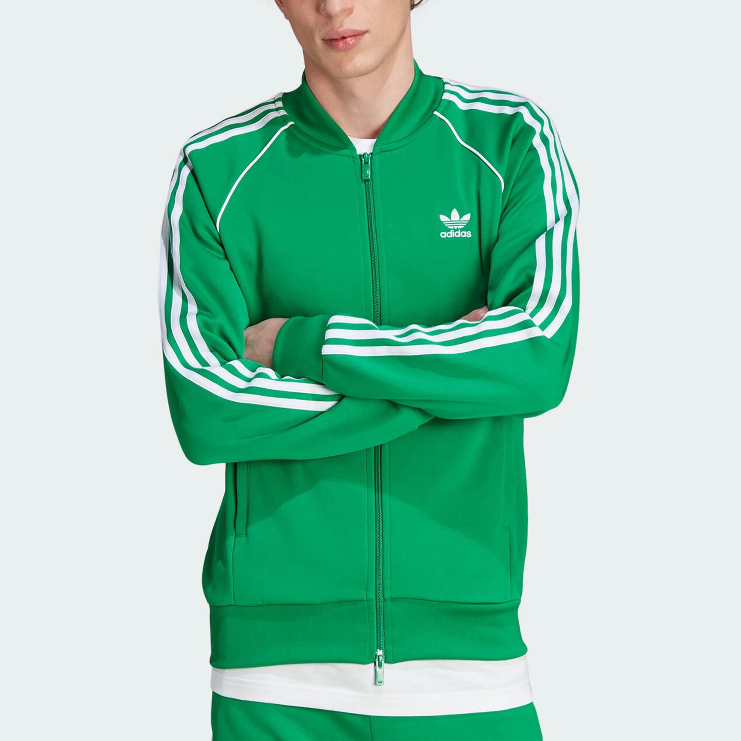 

Официальная мужская спортивная куртка Adidas в стиле ретро с воротником-стойкой IK3514
