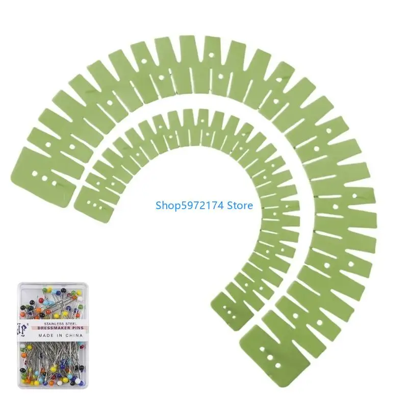 Y3NB Multiple Directional Silicone Sewing Guide For Curved Edging Hemming Ruler 2pcs