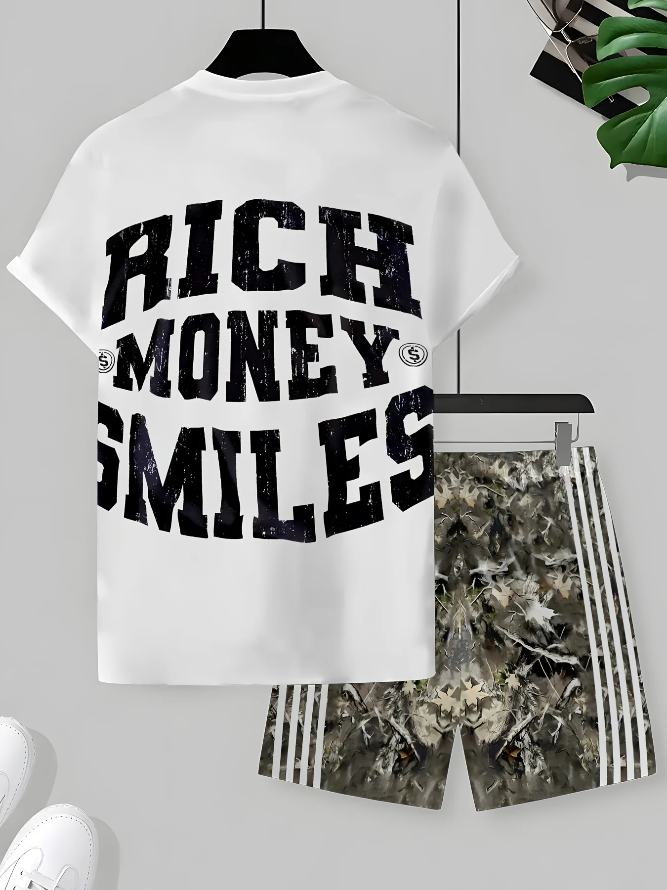 2026 Summer New Men's Suit with 3D Print Breathable Lightweight Comfortable Roller Skating Hip-Hop Men's Clothing view 2
