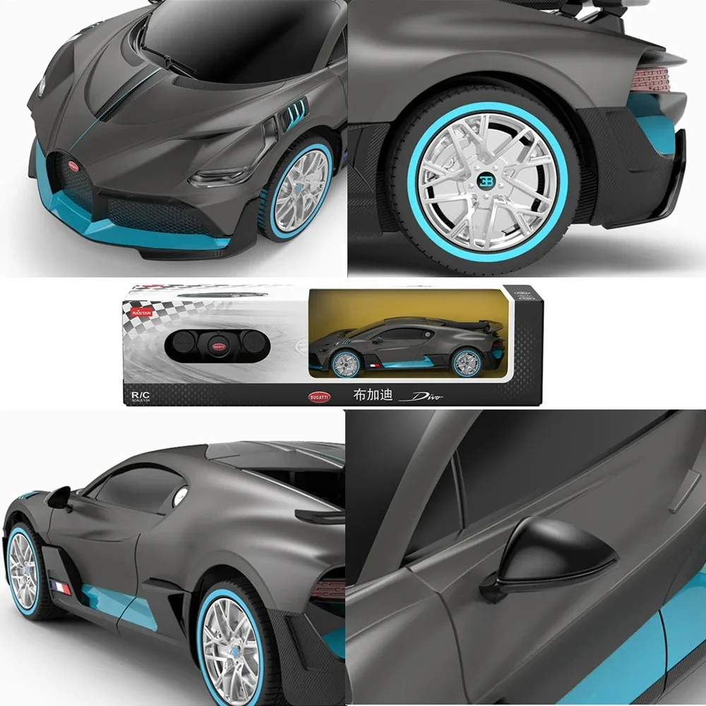 RASTAR Bugatti Divo RC Car 1:24 Scale Remote Control Car Model Radio Controlled Auto Machine Vehicle Chiristmas Toys Gift