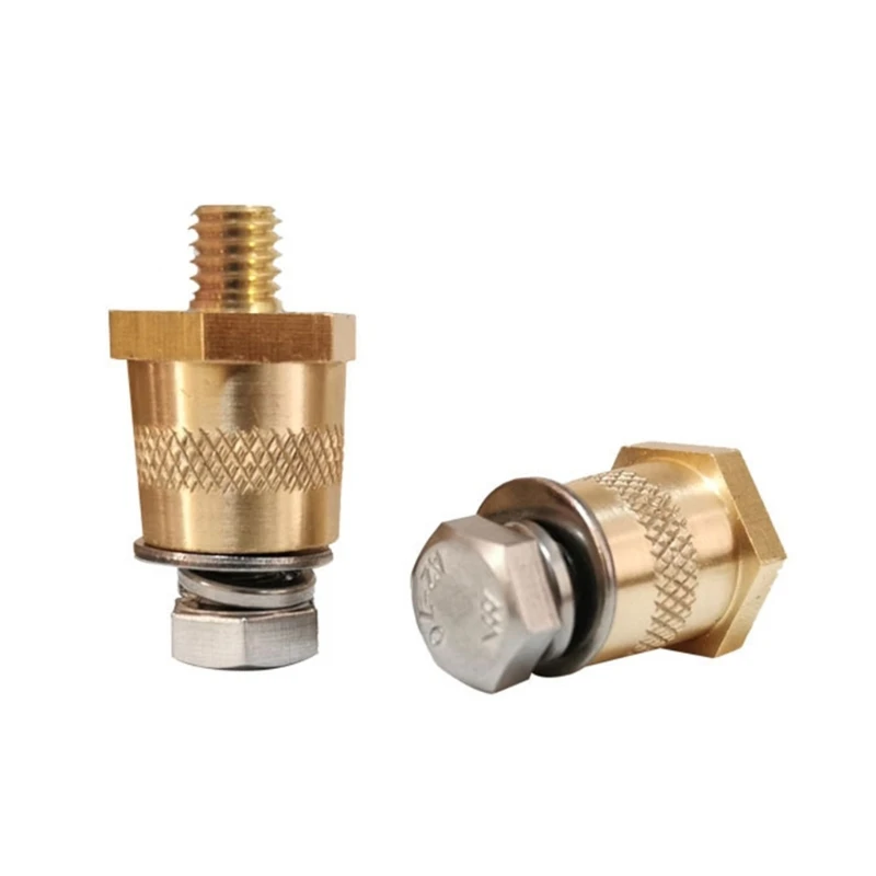 Professional Car Battery Connection Terminals Brass Battery Poles Adapter 6/8mm Thread Quick Fixing Easy Wiring Durable