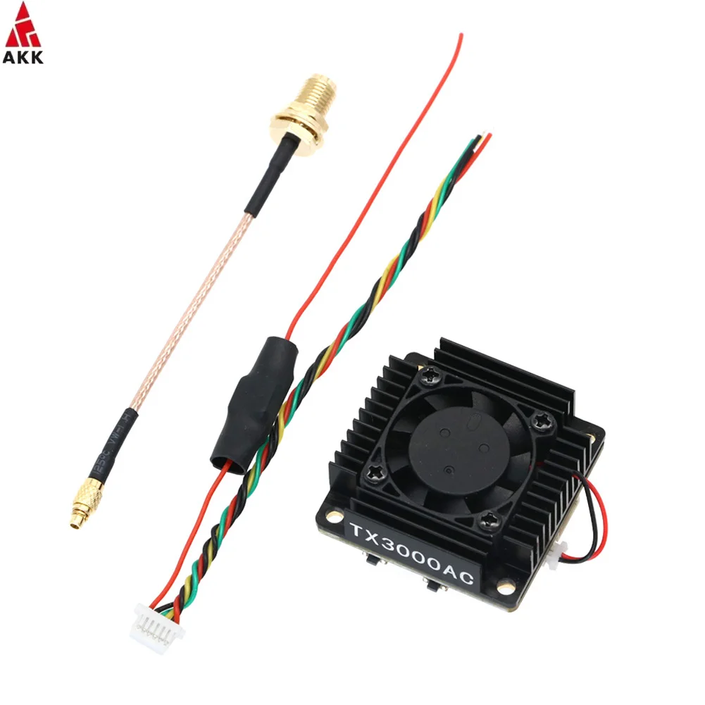 

AKK Ultra Long Range VTX 4.9G 5.8G 3W up to 20km 80CH FPV VTX Drone Video Transmission For Rc FPV Drone