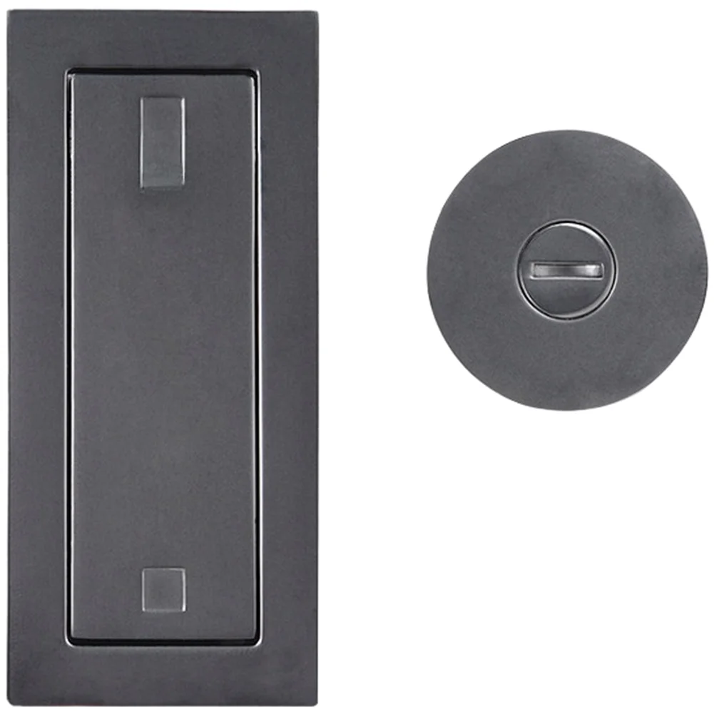Entry Security Sliding Door Lock Zinc Alloy Construction Multi-layer Electroplating Push Pull Latch Design Lock