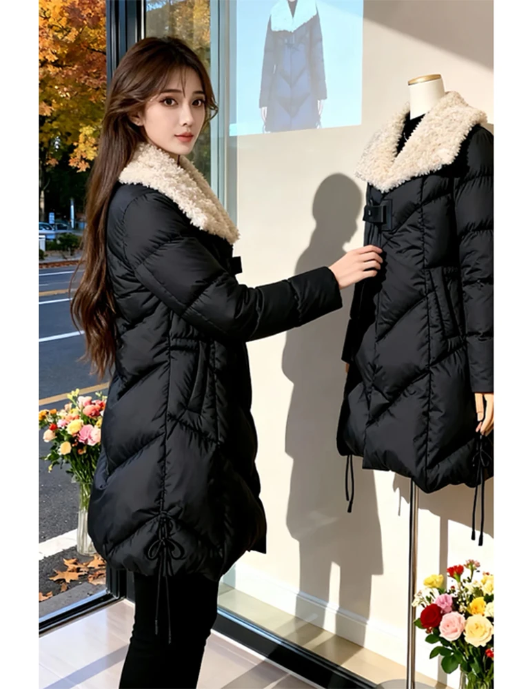 

Ele Versatile Luxury Cotton Jaet Winter New Design High End Thermal Faionable Outerwear for Women Comfortable Coat