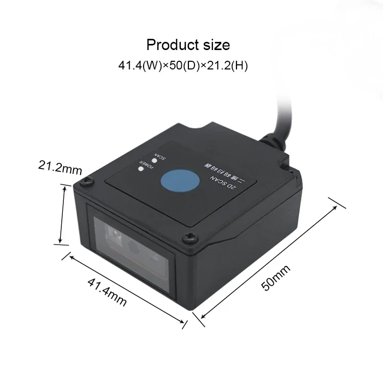 Fixed Mount Qr Code Reader Module 1d 2d Barcode Scanner For Payment Kiosk Access Control Vending Machine