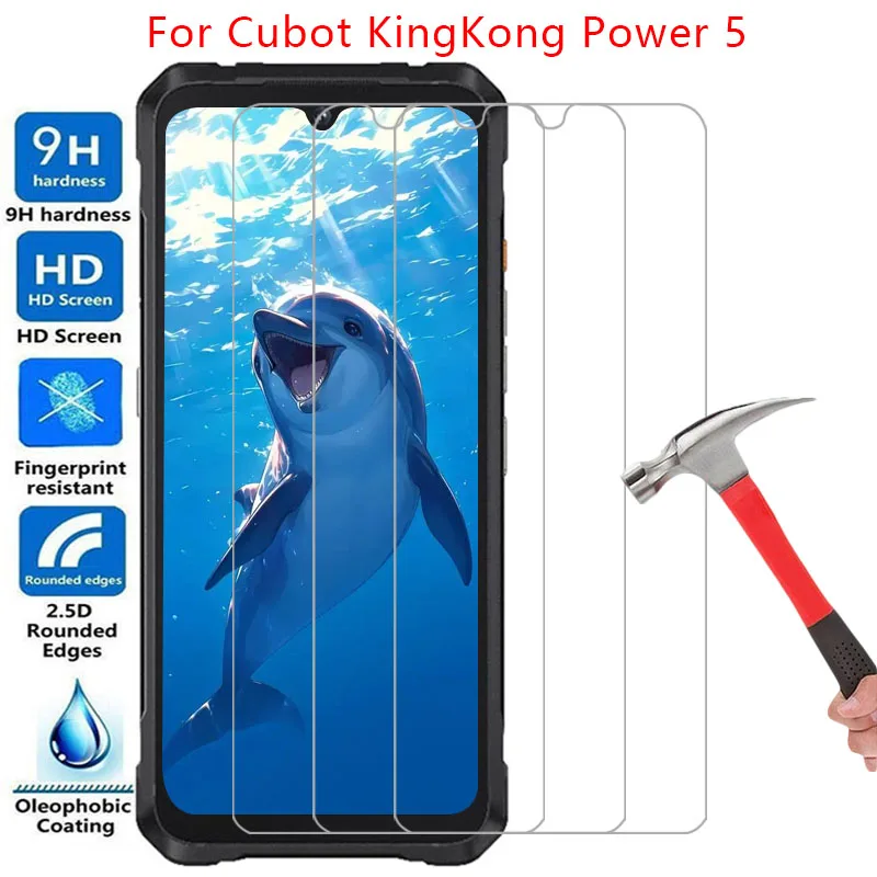 phone case for cubot kingkong power 5 tempered glass screen protector on king kong kingkongpower power5 back cover 360 kinkong
