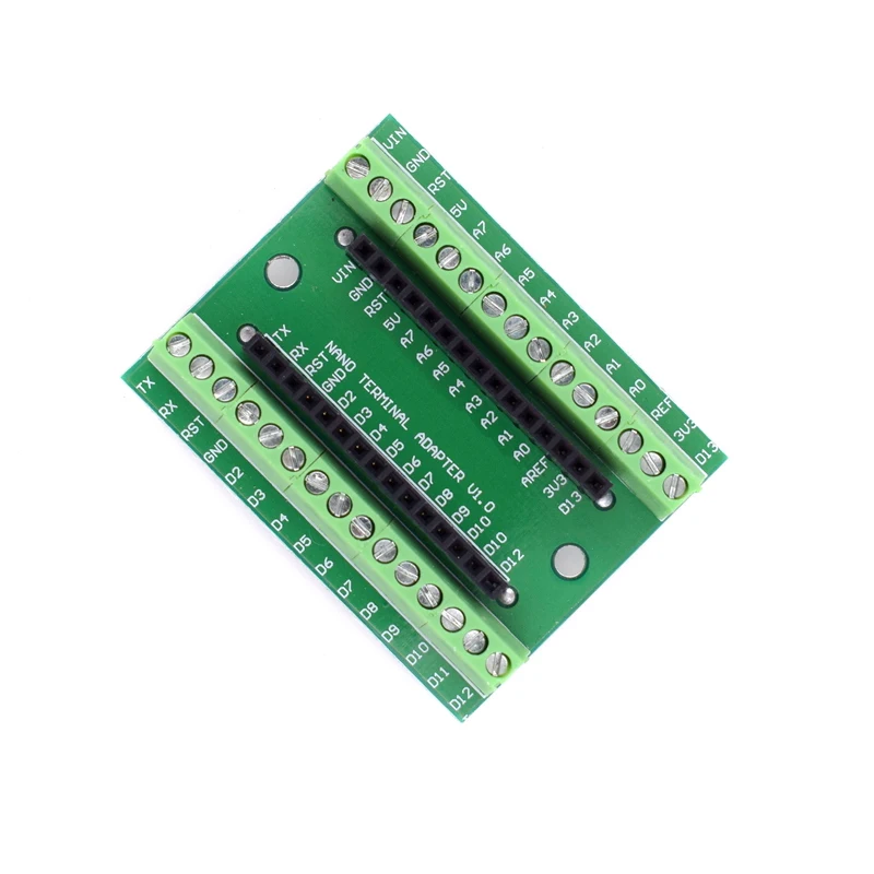 Nano Expansion Board Module NANO IO Shield V1.O Simple Expansion Board Finished Green/Blue Board