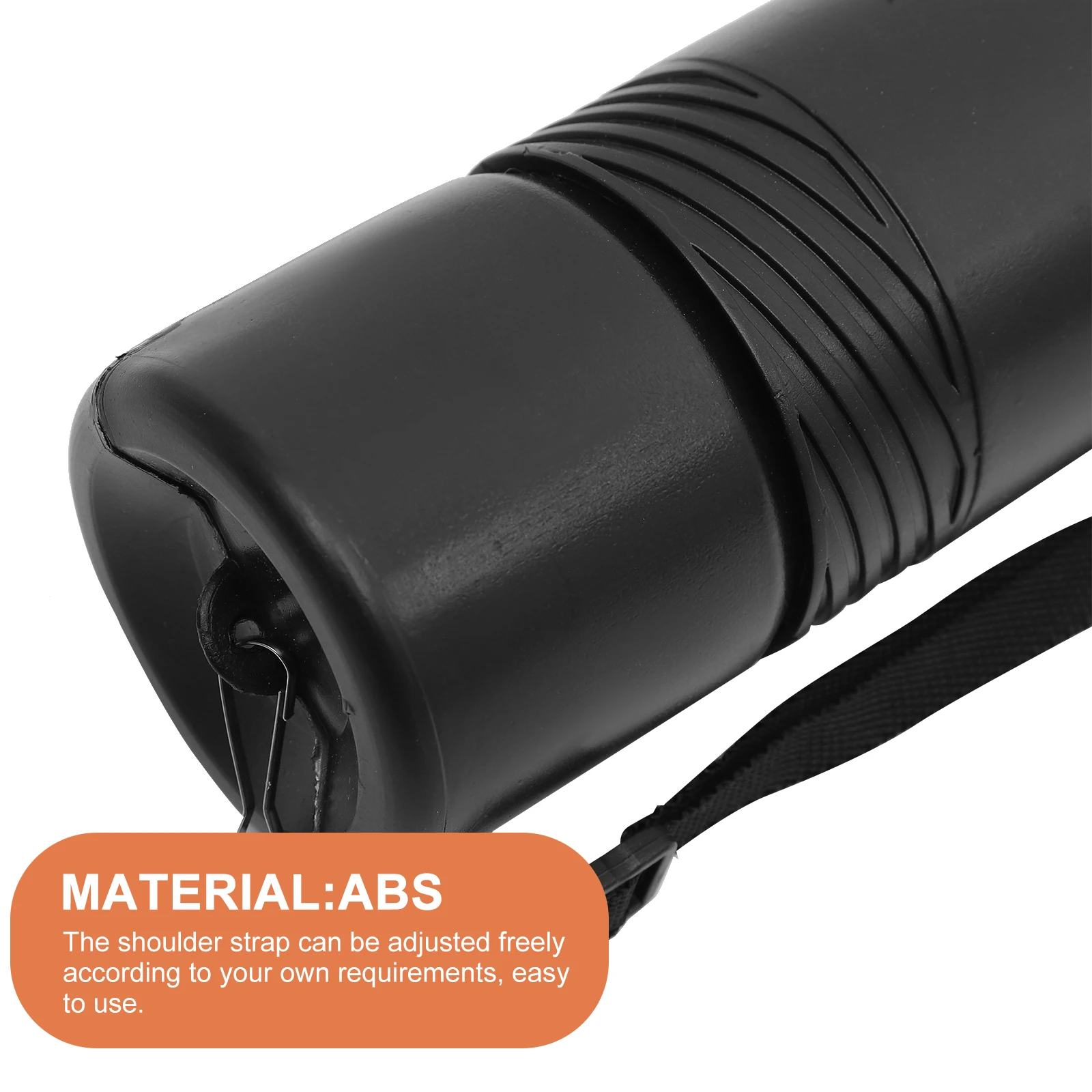 

Reusable 2 Piece Poster Tube Telescoping Extendable Storage Tubes for Artwork Maps Documents 48 Inches Black Color Drawing Paper