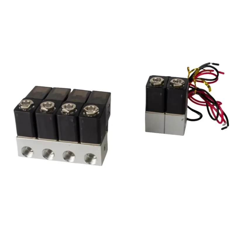 

onal Pneumatic Direct Acting Solenoid Valve 2V025-06 1/8 "BSP 110V AC Microcontrol Air Manifold