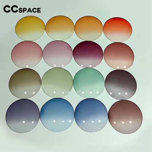 Imagen 2 del producto Un par de lentes ópticas teñidas con degradado para miopía, presbicia, prescripción asférica, resistente a los arañazos, teñido de índice 1,56 1,61 1,67