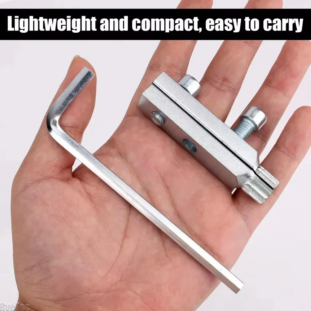 Steel Broken Bolt Extractor - Professional Water-Tap Angle Valve Remover Tool for 4/6 Points Damaged Screws Plumber's Repair Kit