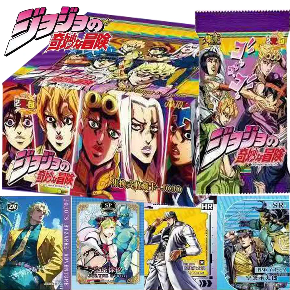 

JOJO Bizarre Adventure Characters Collection Cards Kira Yoshikage Giorno Giovanna Rare Signature Portrait Cards Children Gifts