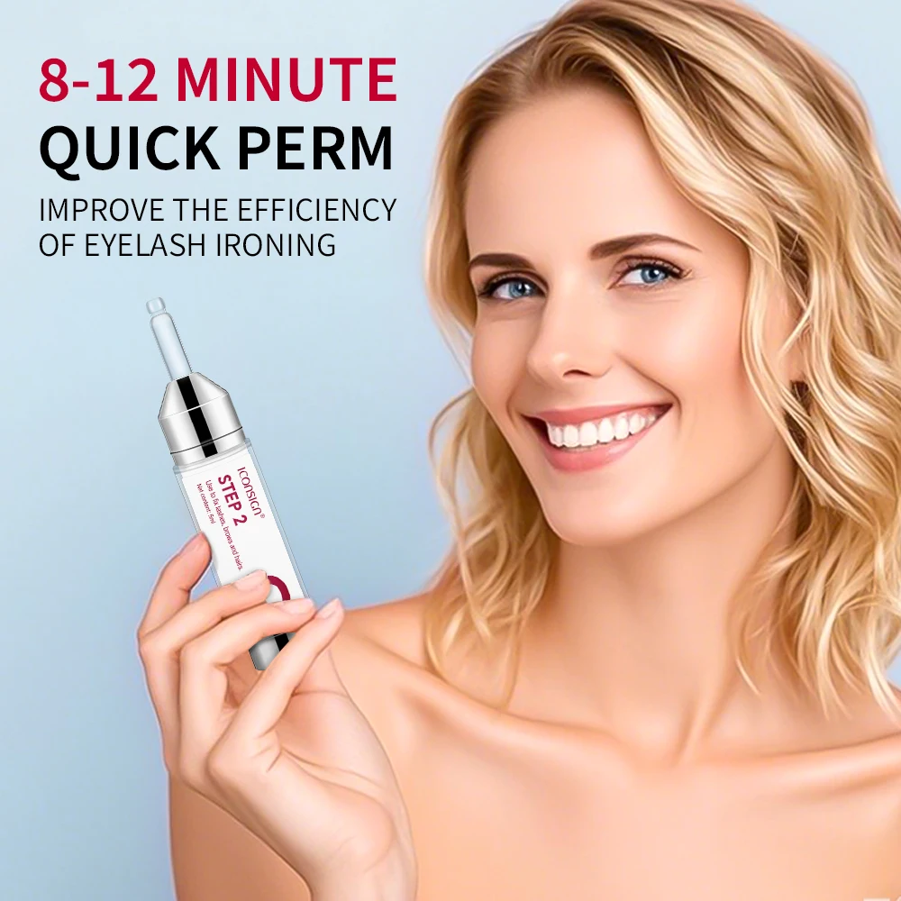 2 Bottiglie/5ml Integratore Liquido Lash Lift Lozione Kit Sollevamento Ciglia Permanente Fissazione Lozione Sollevamento Ciglia Eye Lash