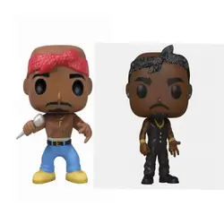 Funko pop new Arrival Tupac Shakur 19# 158#  Figure Model Toys for Children Christmas Birthday Gifts