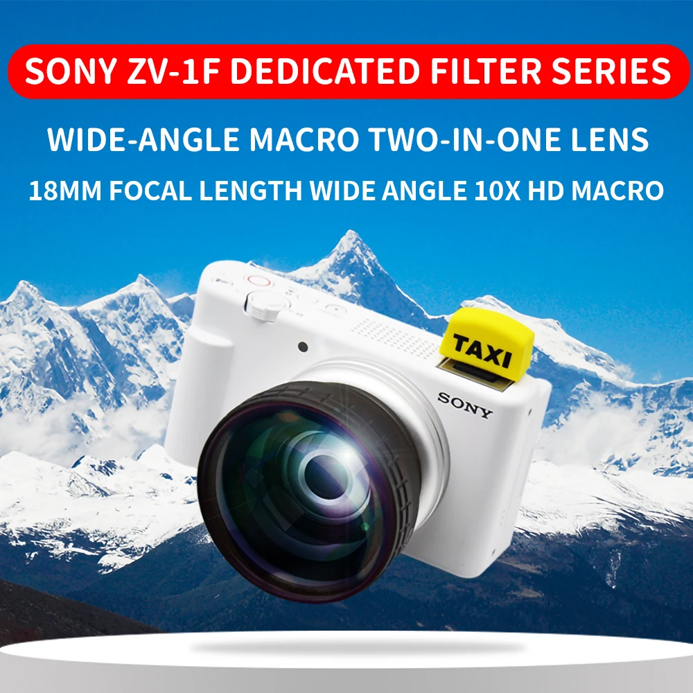 It is suitable for Sony ZV1-F micro single ZV-1F soft light resist light damage ND dimming filter UV polarized micro single lens