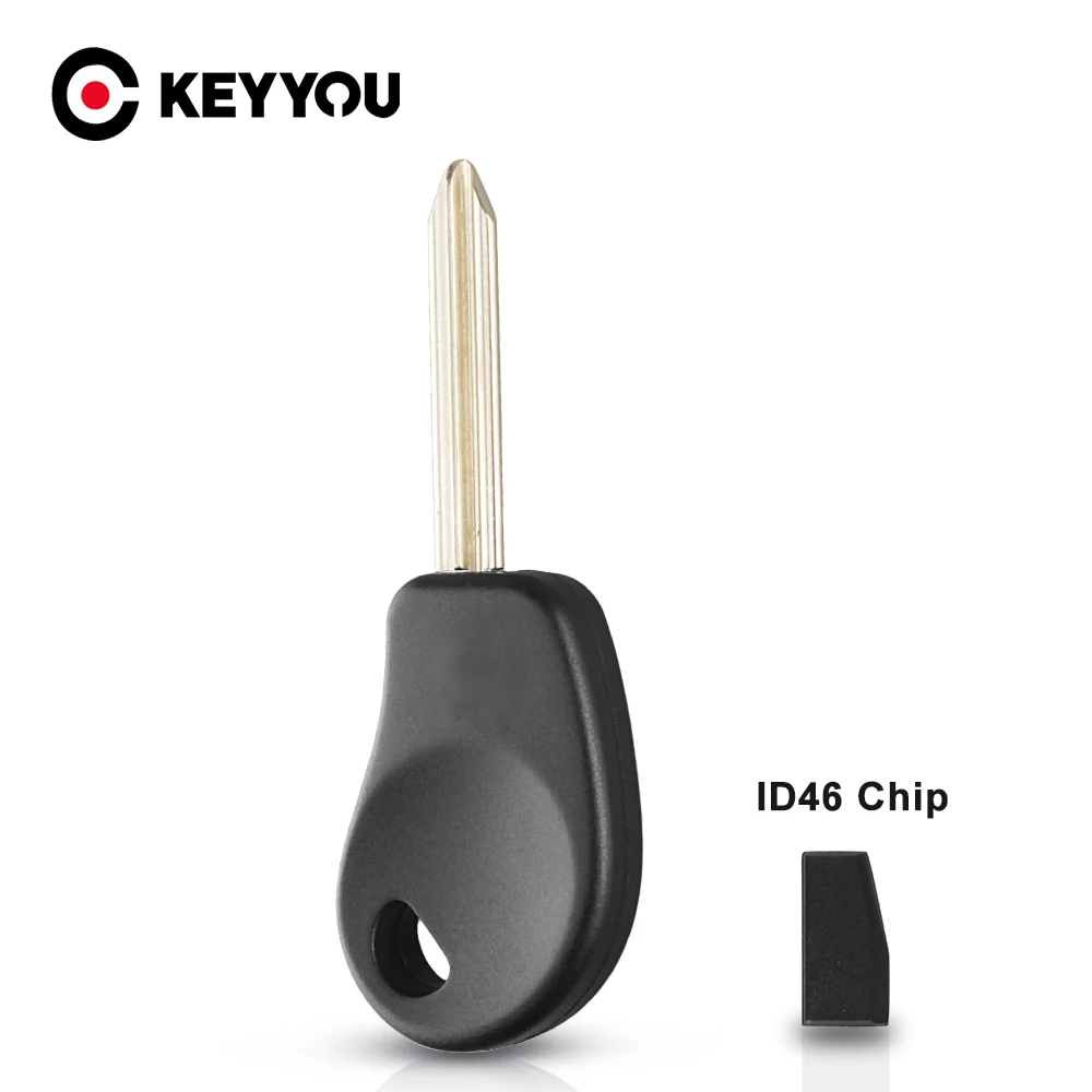 KEYYOU 1PCS Transponder Car Key With ID46 Blank SX9 Blade Fit For Citroen Saxo Jumpy Despatch Picasso C5 C6 Berlingo Replacement