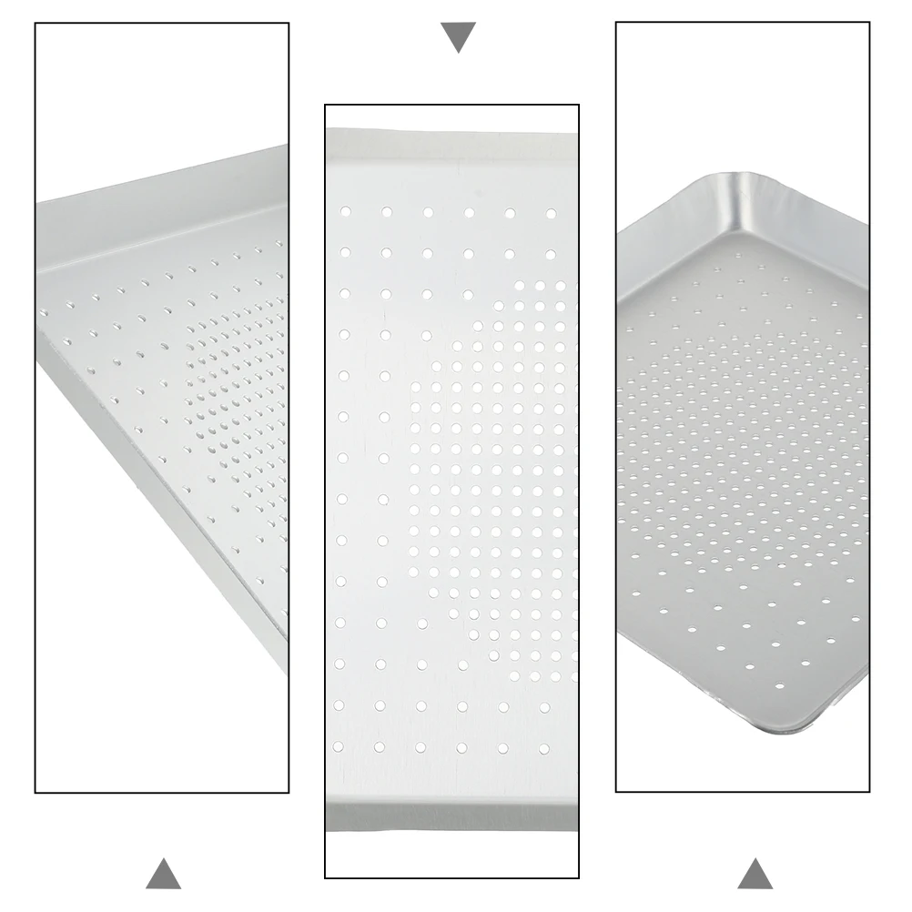

Perforated Pizza Baking Pan Aluminum Alloy Nonstick Tray Good Thermal Conductivity Easy Demolding Home Baking