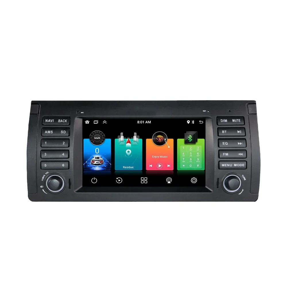 7 Inch Android13 Car Radio Player For Bmw 5 Series E39 Carplay Android Auto 4G+WIFI 8core Car Stereo Gps Navigation