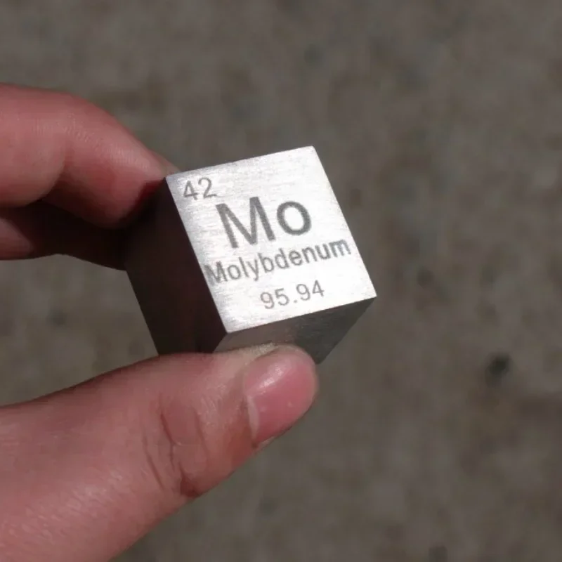 Metal Molybdenum Periodic Table Cube 1 Inch Weight about 170g 99.95% Pure Mo Exhibition Gifts