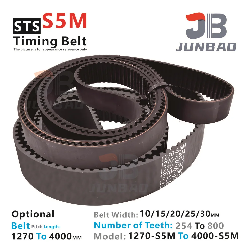 

STD S5M Timing Belt Pitch Length LP= 1270 To 4000MM Width 10 15 20 25 30 MM Synchronous Belt Conveyor Belt voron 2.4 3D Parts