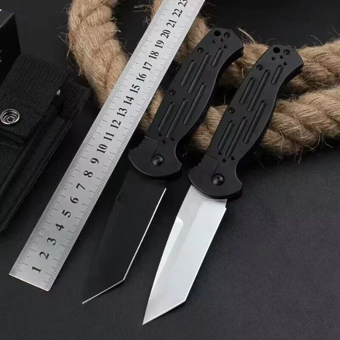 Butterfly BM9052BK Pocket Knife 154CM Blade Single Action 6061 T6 Aluminum Alloy Handle Tactical Hunting EDC Survival Tool Gift