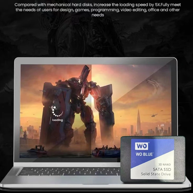 

High-Speed Internal SSD Drive for Laptop 1TB/2TB/4TB Solid State Disk Notebook Upgrade Fast Storage Solution for Computers