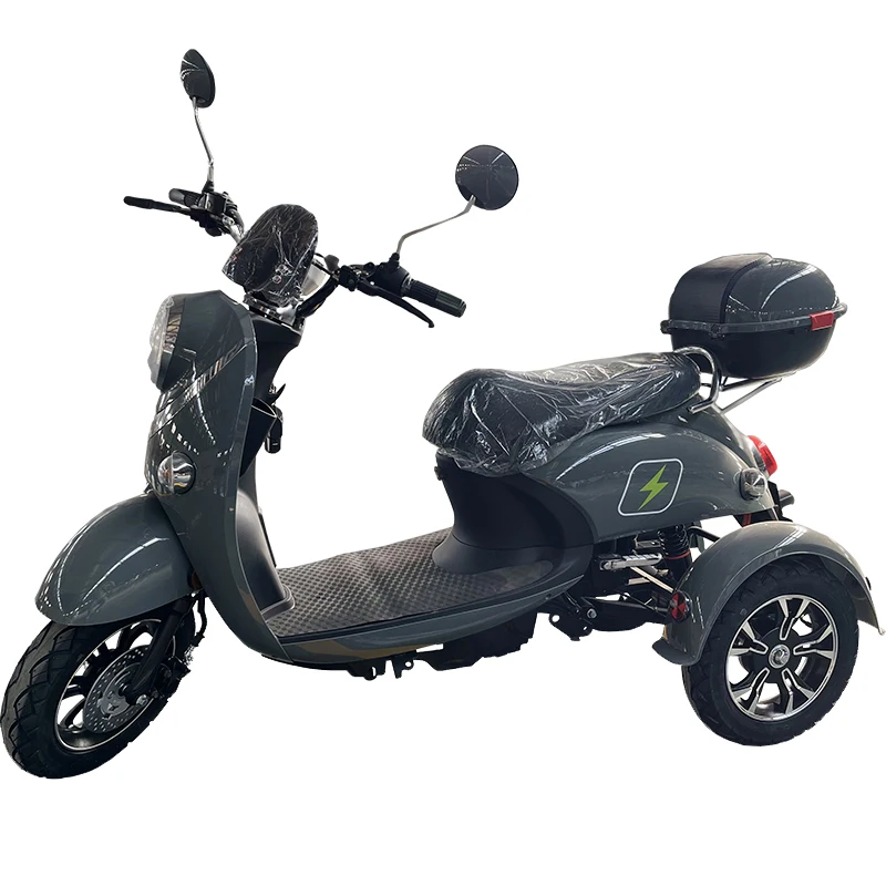 EEC Certificate Best Sale 60V20Ah Lead-acid Battery 800w Electric Power Tricycle with Pedal 3 Wheel Electric Bike
