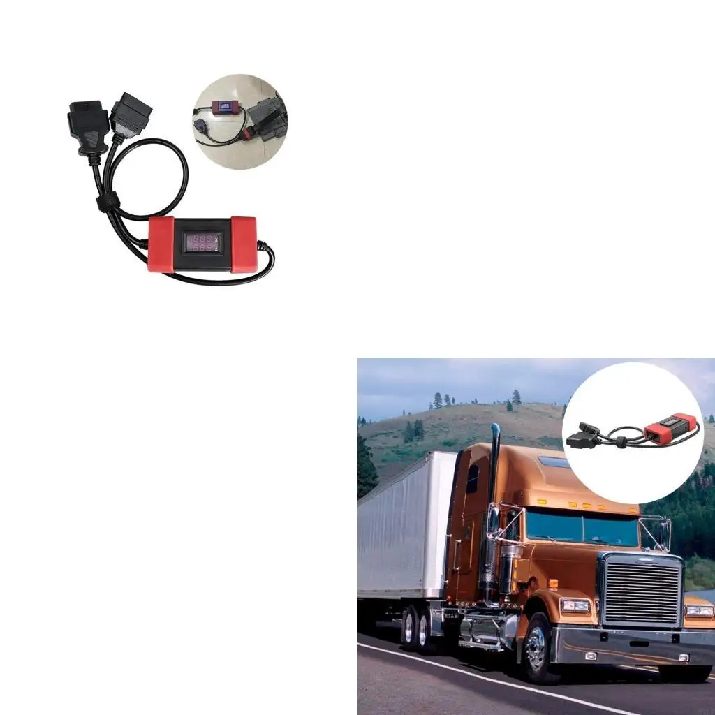 

Тяжелые грузовые дизели адаптер кабель многофункциональный сканер OBD, совместимый с преобразователями x431, с 12 В до 24 В