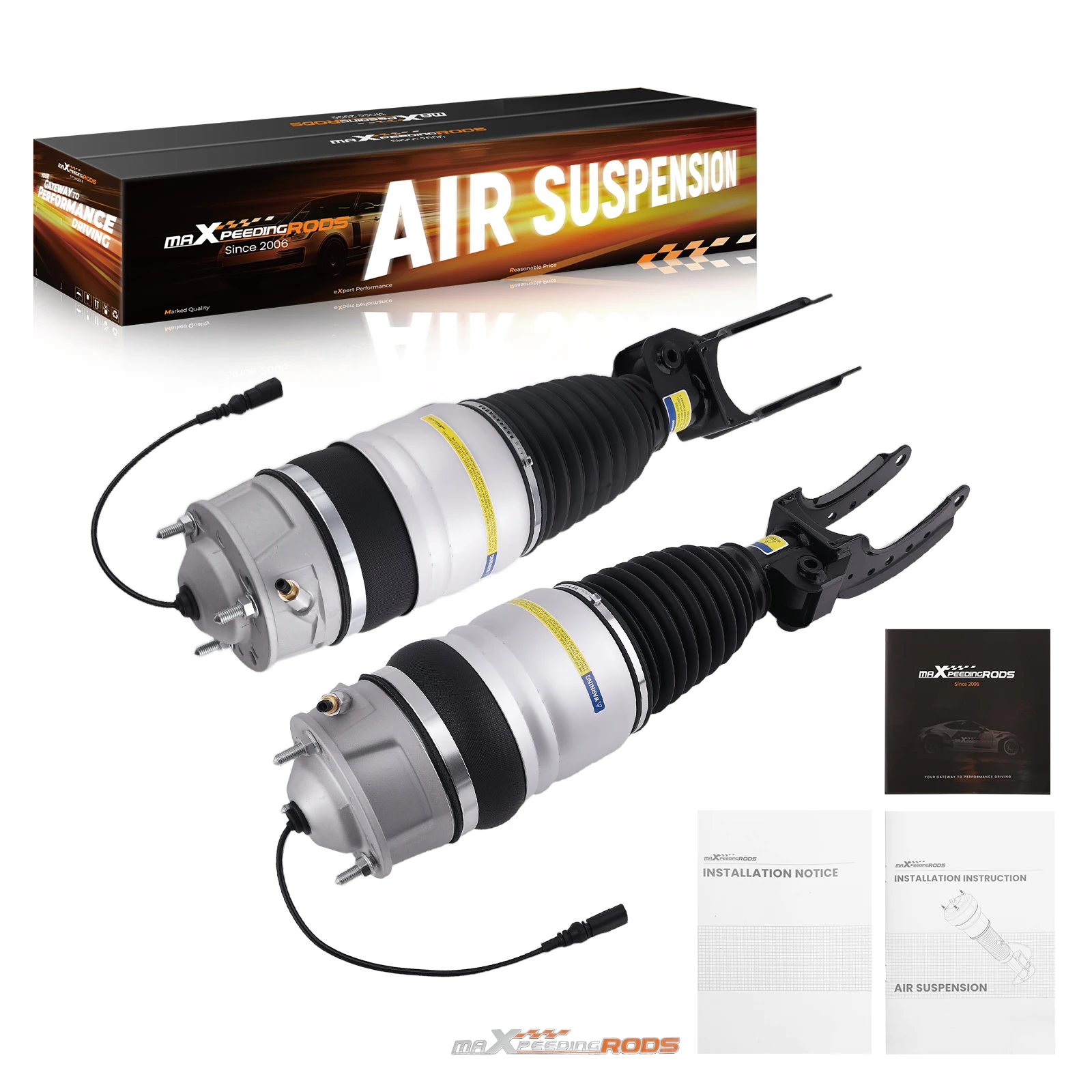 

Front Air Suspension Shock Struts for Porsche Cayenne 92A VW Touareg 2011-18