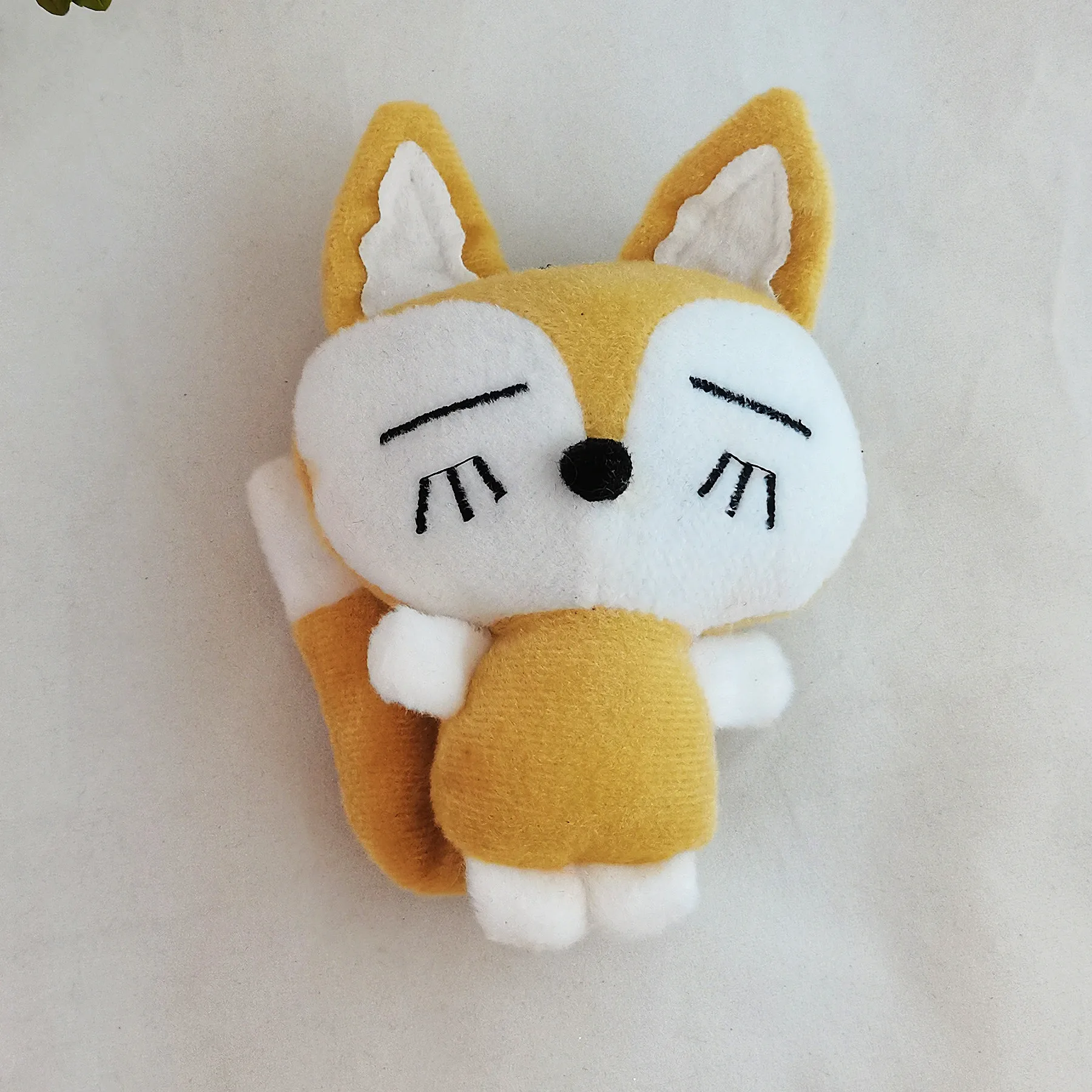 Little Fox Car Keychain Pendant Cute Plush Foxes Charm Wild Animals Doll Foxs Gift Bags Ornaments Female Dolls Dol Holiday Gifts