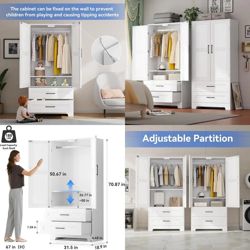 Wooden Armoire Ward…