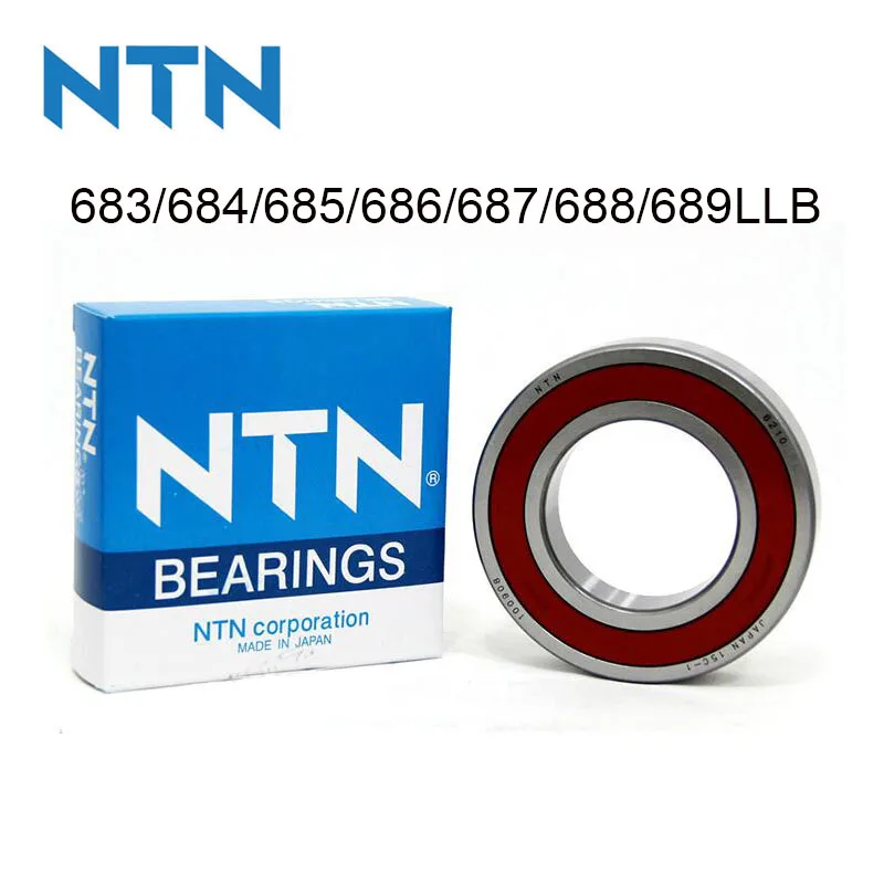 10Pcs Japan 100% Original NTN Bearing 683 684 385 686 687 688 689 LLB ABEC-9 High Speed Deep Groove Ball Bearings