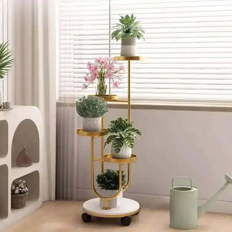 Minimalist Accessories Aesthetics Stand France Flowers Decorations Light Luxury Flowers Stand Organizer Plantenrek Furniture