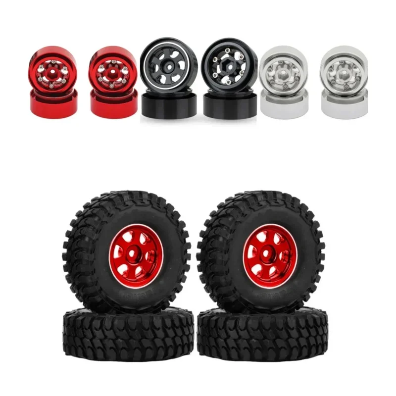 

Racing Aluminum Wheel Rims Upgrades Parts Accessories for 1/18 RC Crawler Car Trxs TRX4M TRX-4M