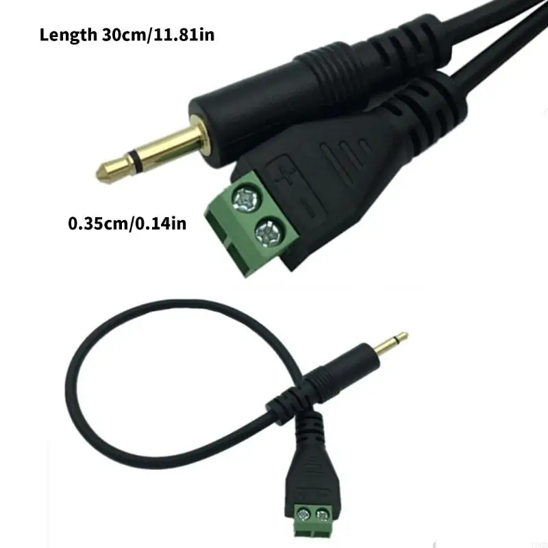 2025 Mới đáng tin cậy 2Pin monots 3,5mm dây bộ điều hợp nam cho máy tính, điện thoại, máy nghe nhạc MP3