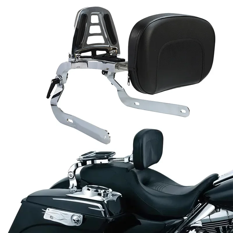 Multi Purpose Adjustable Motorcycle Rear Backrest Sissy Bar Fit For Harley Street 750 Street 500 XG750 XG500 2014-2022