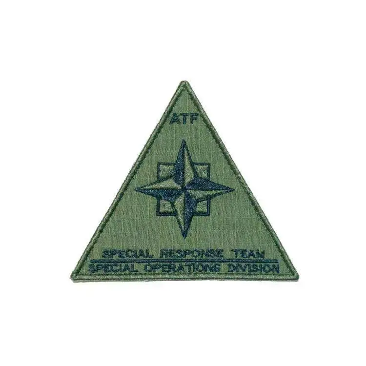 ATF SRT Alcohol and Firearms Emergency Response Team RG Color Series Nylon Fastening Badge view 6