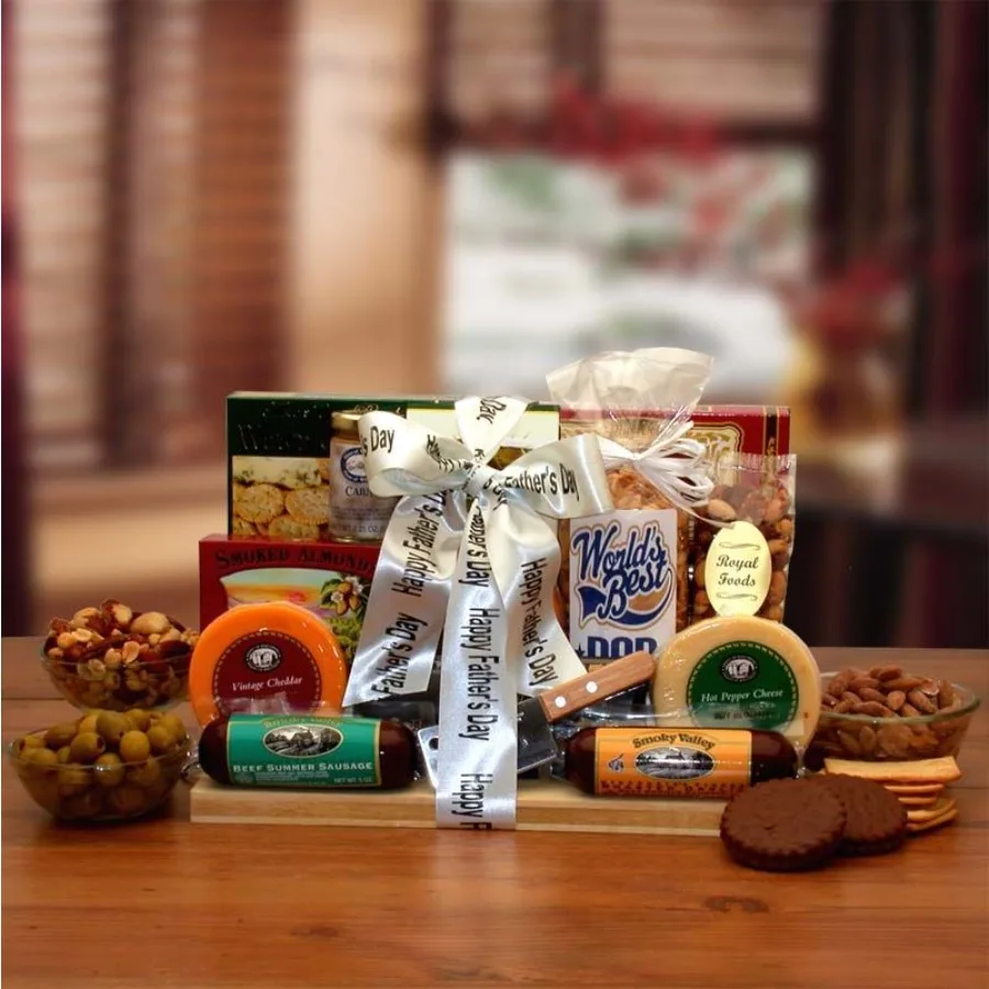 

Fathers Day Ultimate Gourmet Nut Sausage Board