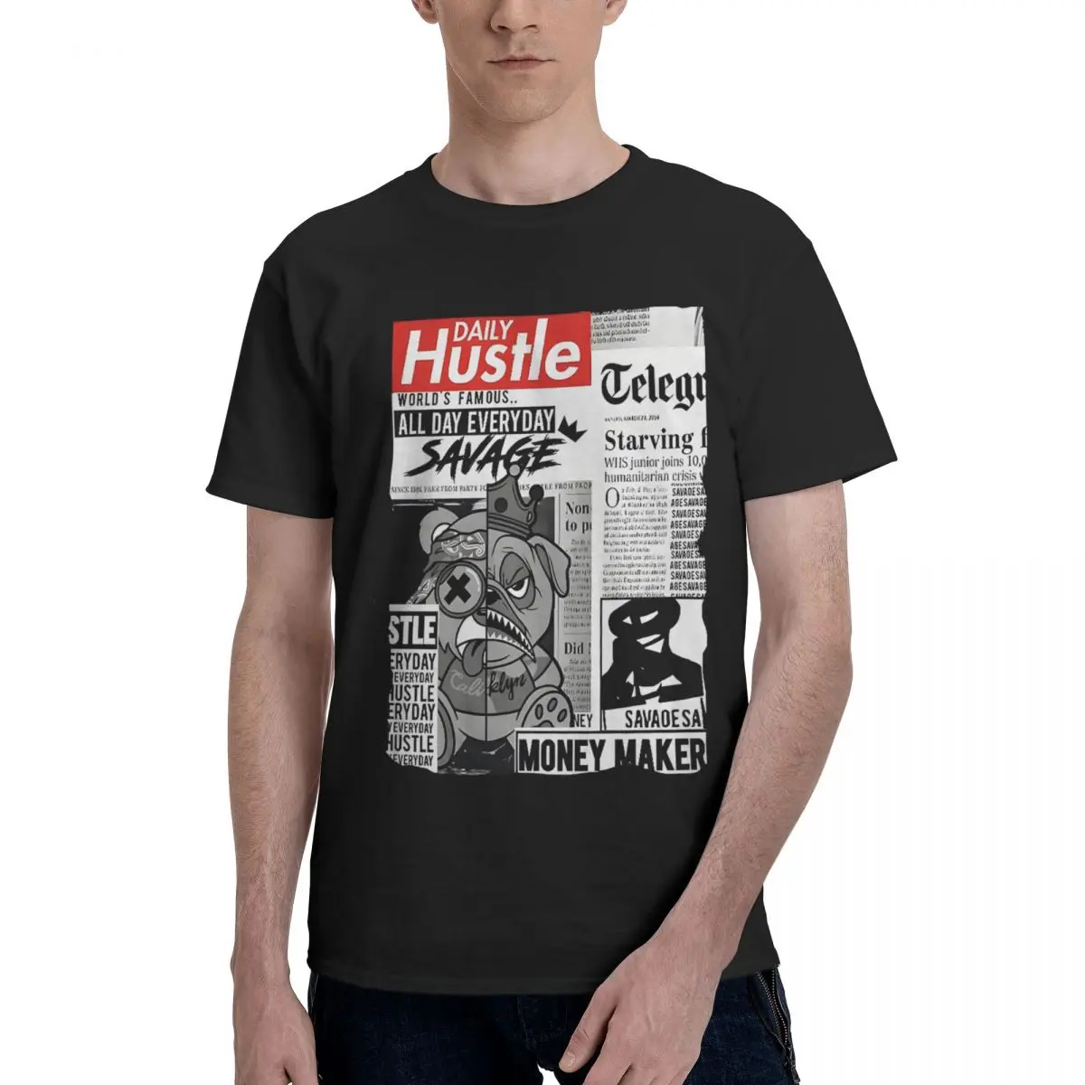 Campaign Daily Hustle Savage Money Maker T-shirts Championship Creative Vintage Travel Eur Size