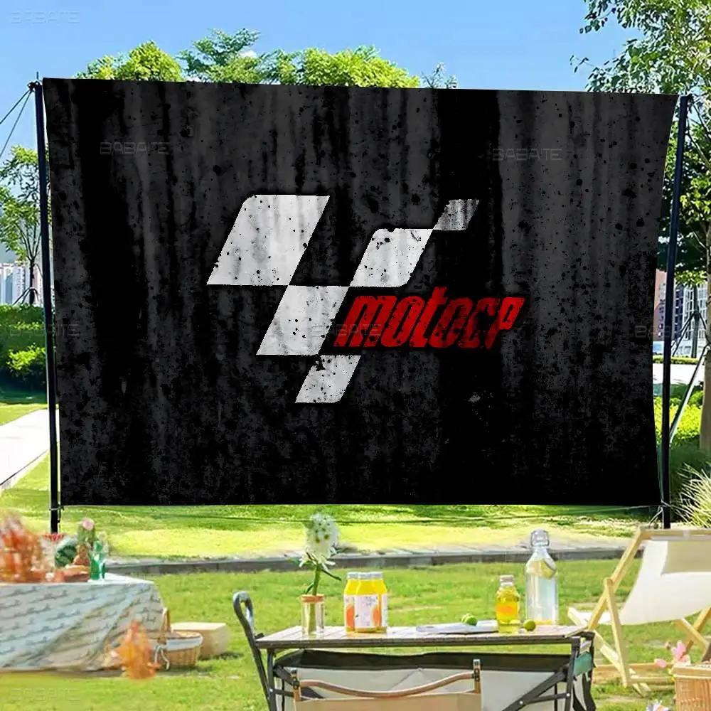 M-Moto GP Motorcycle Retro Flags Multiple Choice Living Studio Booth Interior Decoration Banner