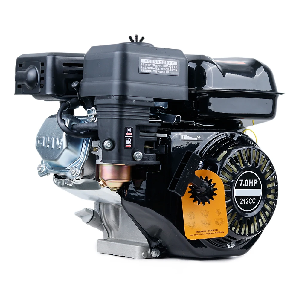 168F-1 Gasoline micro engine 4KW four-stroke small power accessories 196CC flat key shaft engine OHV structure