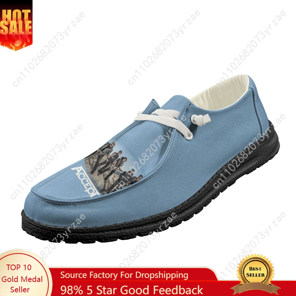 

Accept Band Casual Shoes Men Women Breathable Flat Footwear Casual Indoor Outdoor Lightweight Shoe Couples Custom Made Shoes