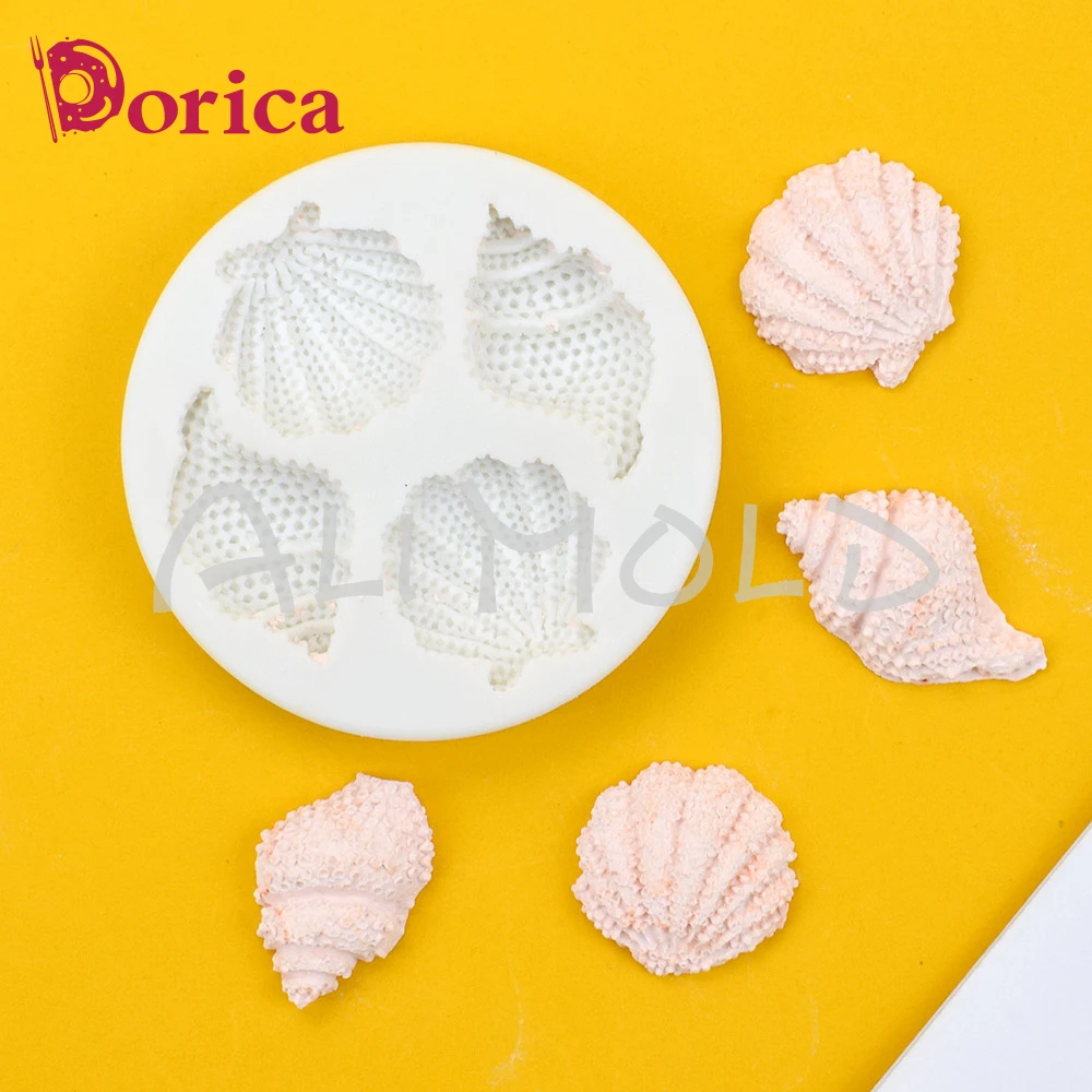 

Силиконовые формы в виде ракушки, помадка, сахарная форма для шоколада, сделай сам, форма из смолы, глины, инструменты для украшения торта, кондитерские принадлежности для выпечки