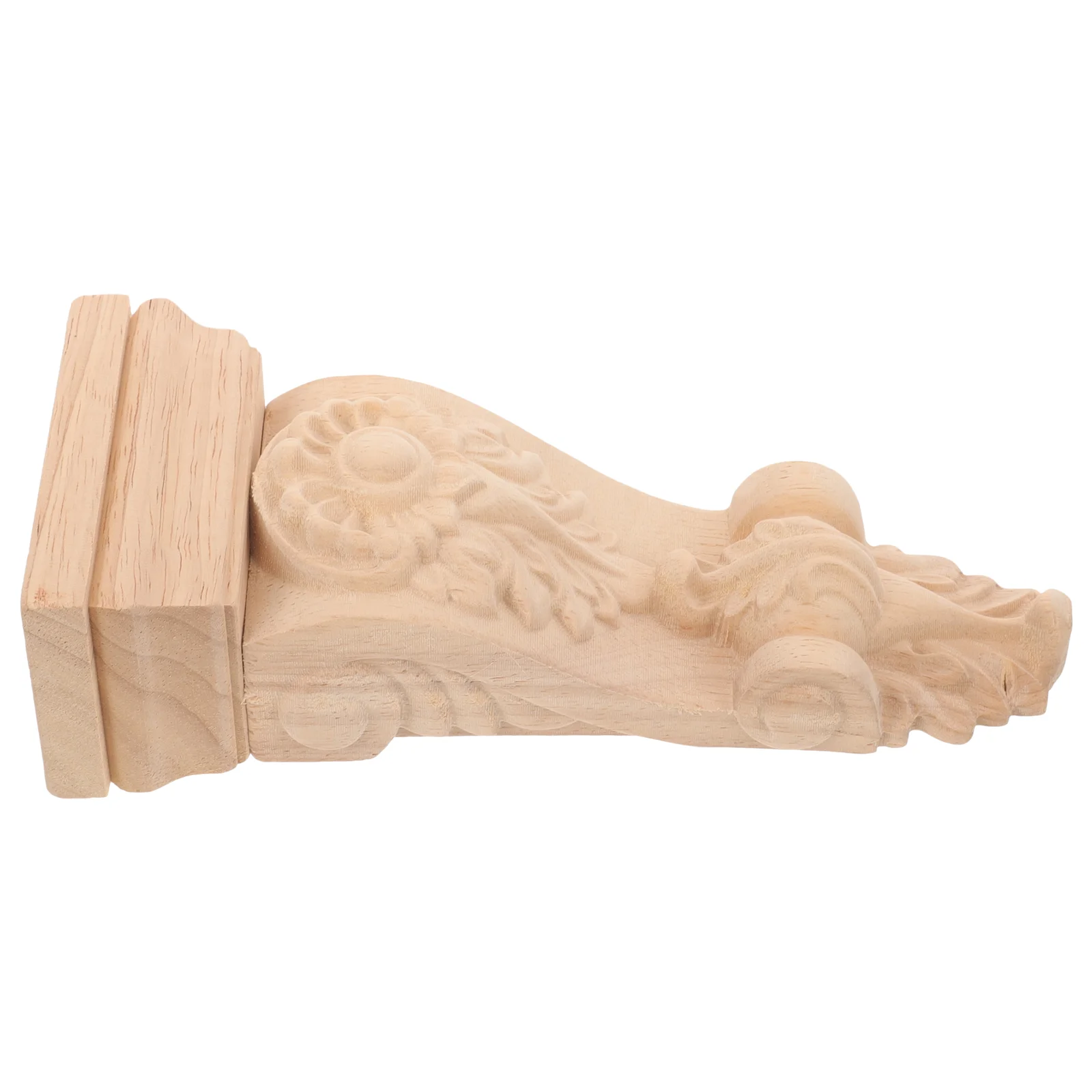 Dekorasi rumah Corbel kayu dekoratif mahkota cetakan blok sudut Applique Corbels
